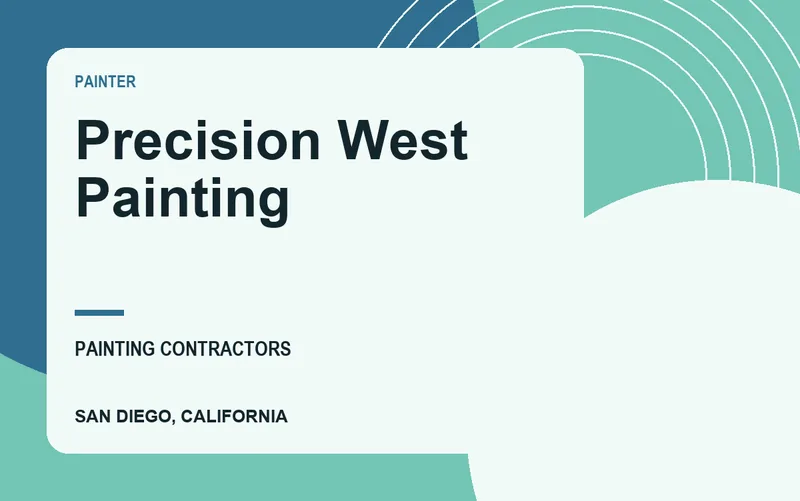 Precision West Painting in San Diego, California