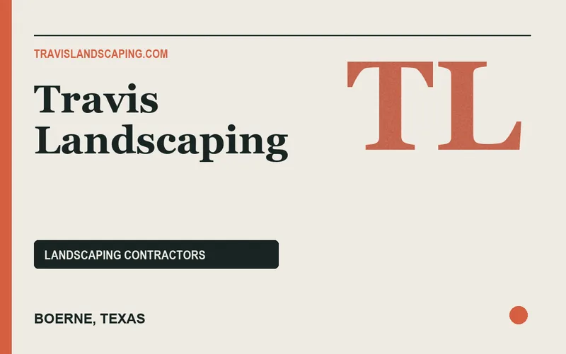 Travis Landscaping in Boerne, Texas