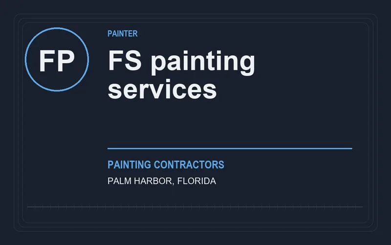 FS painting services in Palm Harbor, Florida