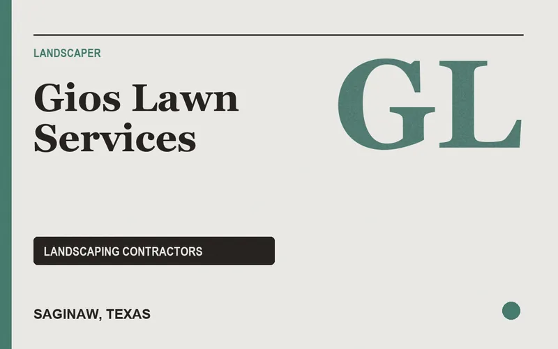 Gios Lawn Services in Saginaw, Texas