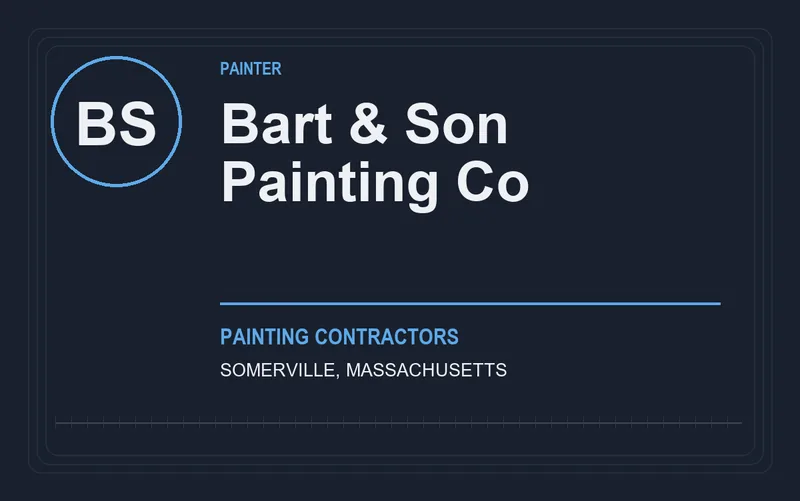 Bart & Son Painting Co in Somerville, Massachusetts