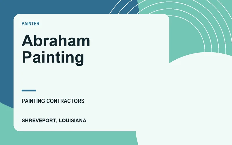 Abraham Painting in Shreveport, Louisiana