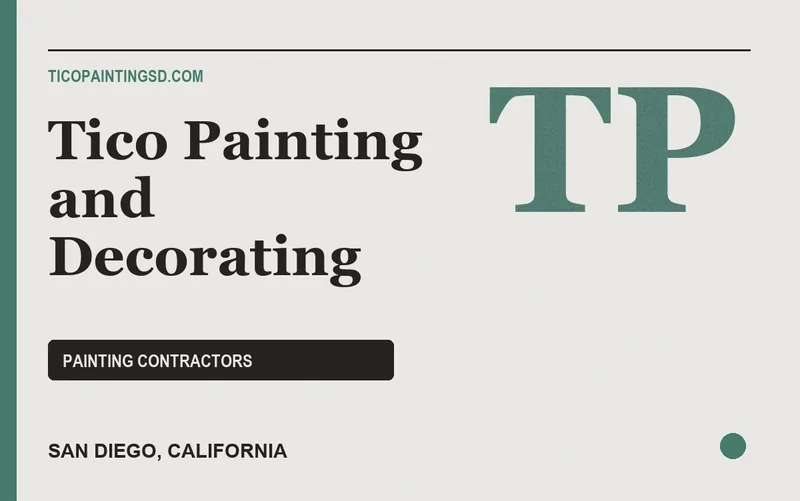 Tico Painting and Decorating in San Diego, California