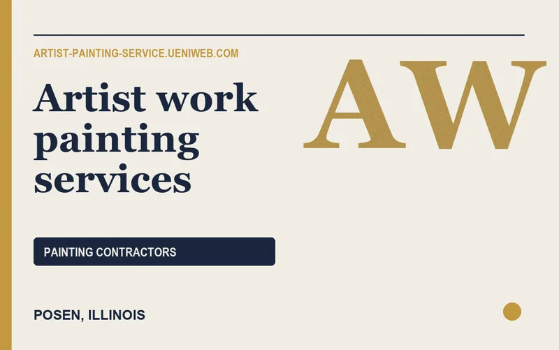 Artist work painting services in Posen, Illinois