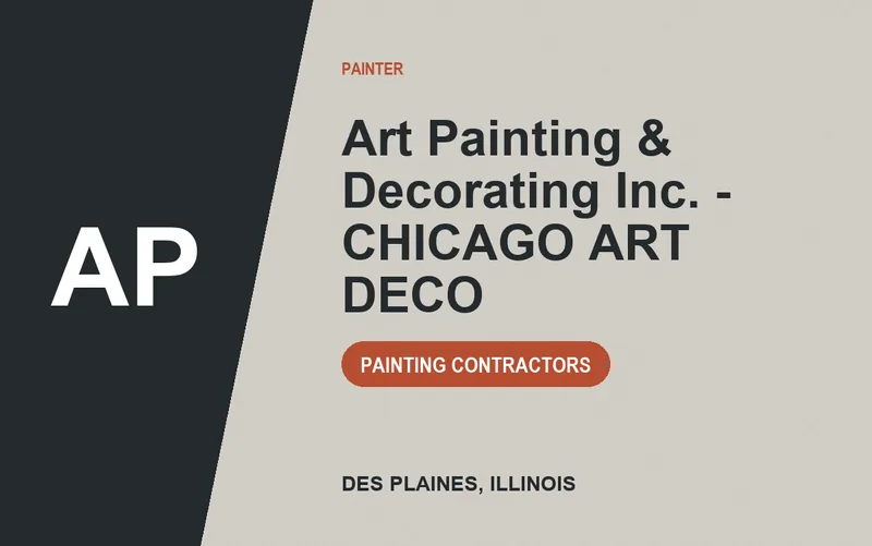 Art Painting & Decorating Inc. - CHICAGO ART DECO in Des Plaines, Illinois