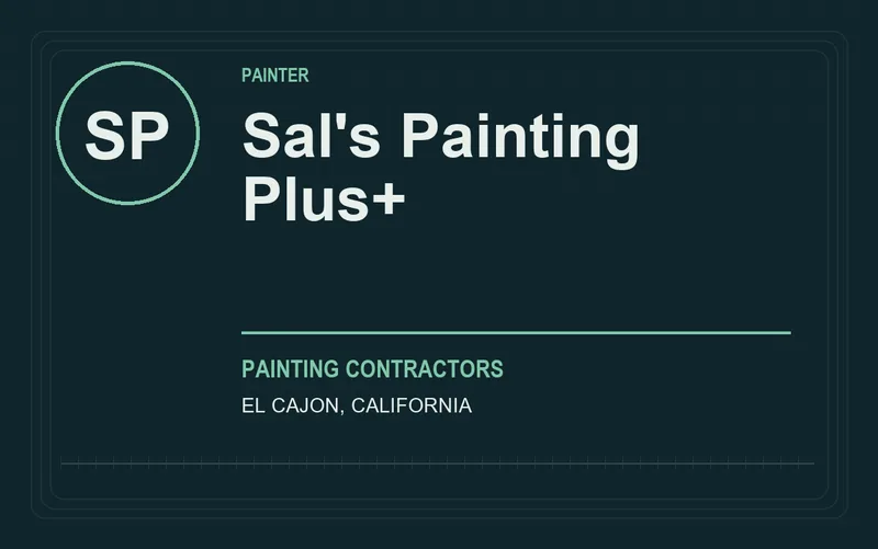 Sal's Painting Plus+ in El Cajon, California