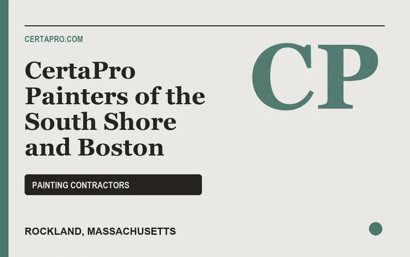 CertaPro Painters of the South Shore and Boston in Rockland, Massachusetts