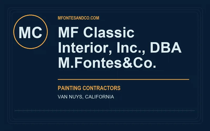 MF Classic Interior, Inc., dba M.Fontes&Co. in Van Nuys, California