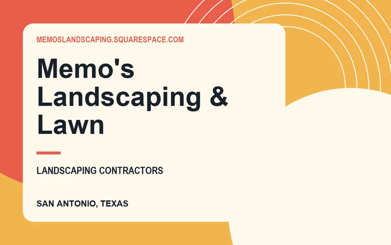 Memo's Landscaping & Lawn in San Antonio, Texas