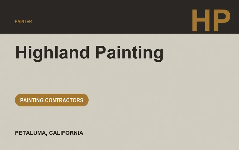 Highland Painting in Petaluma, California