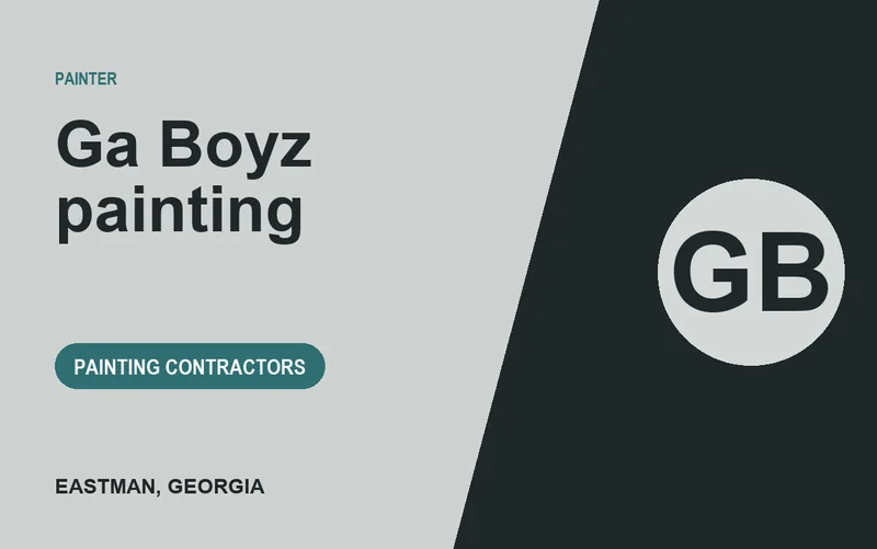 Ga Boyz painting in Eastman, Georgia