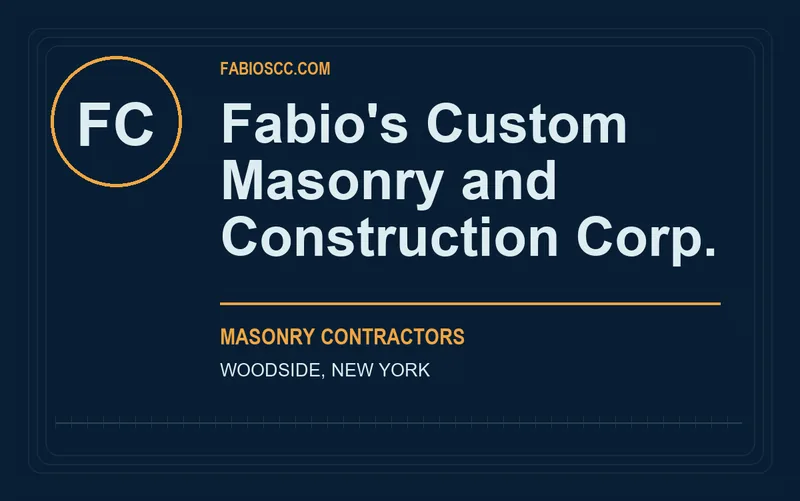 Fabio's Custom Masonry and Construction Corp. in Woodside, New York