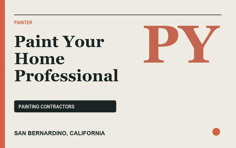 Paint Your Home Professional in San Bernardino, California
