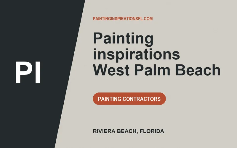 Painting inspirations West Palm Beach in Riviera Beach, Florida