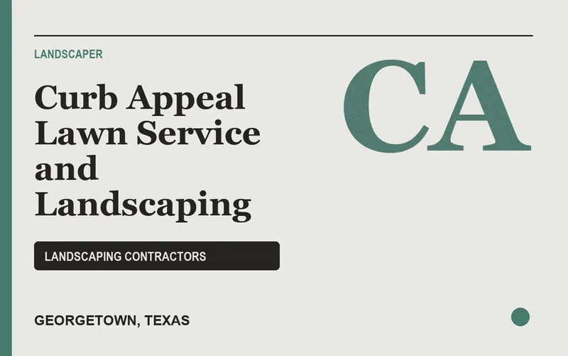 Curb Appeal Lawn Service and Landscaping in Georgetown, Texas