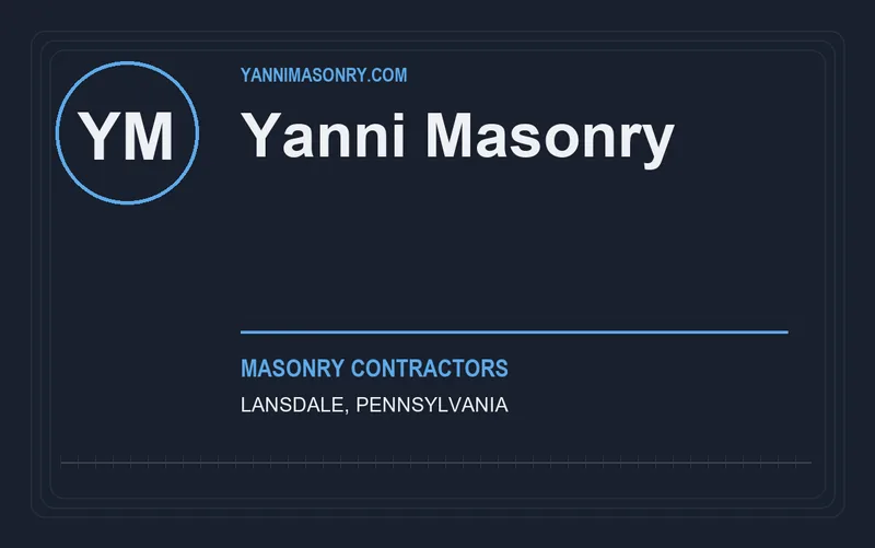 Yanni Masonry in Lansdale, Pennsylvania
