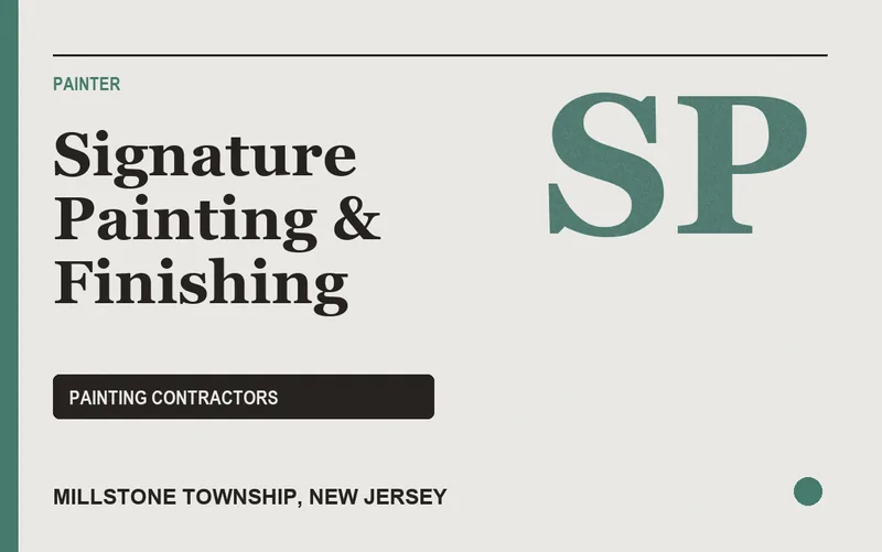 Signature Painting & Finishing in Millstone Township, New Jersey