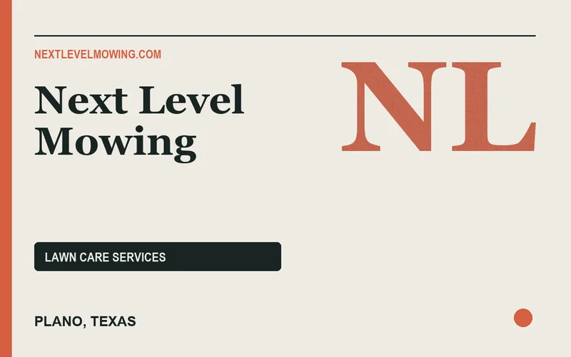 Next Level Mowing in Plano, Texas