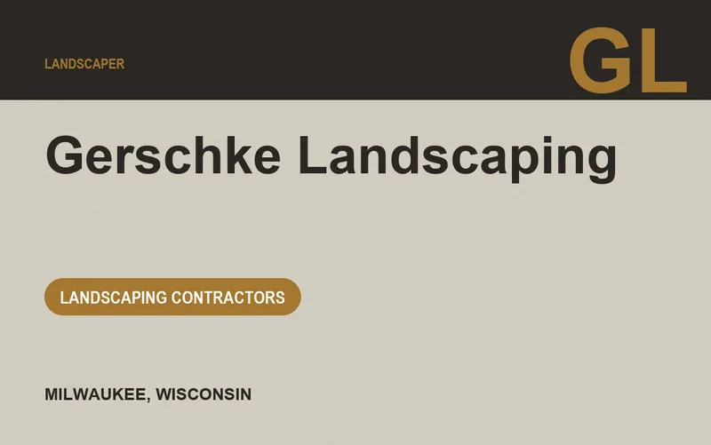 Gerschke Landscaping in Milwaukee, Wisconsin