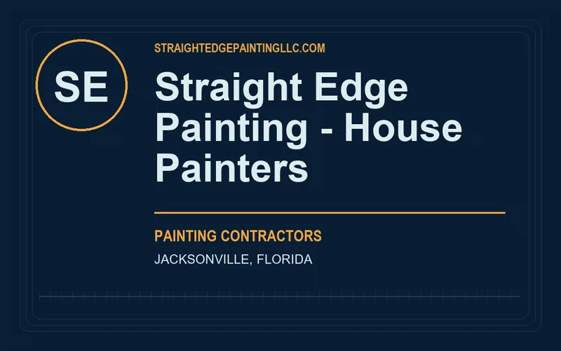 Straight Edge Painting - House Painters in Jacksonville, Florida