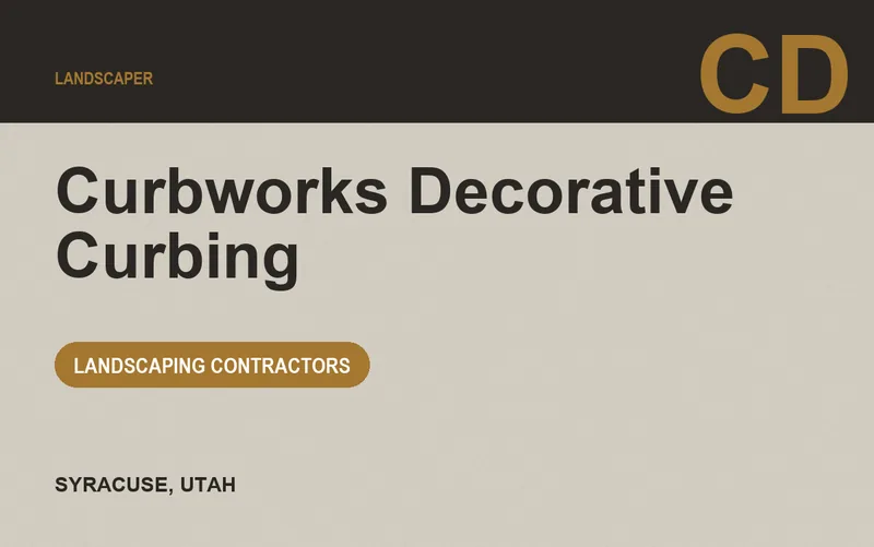 Curbworks Decorative Curbing in Syracuse, Utah