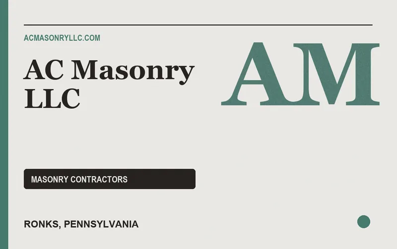 AC Masonry LLC in Ronks, Pennsylvania