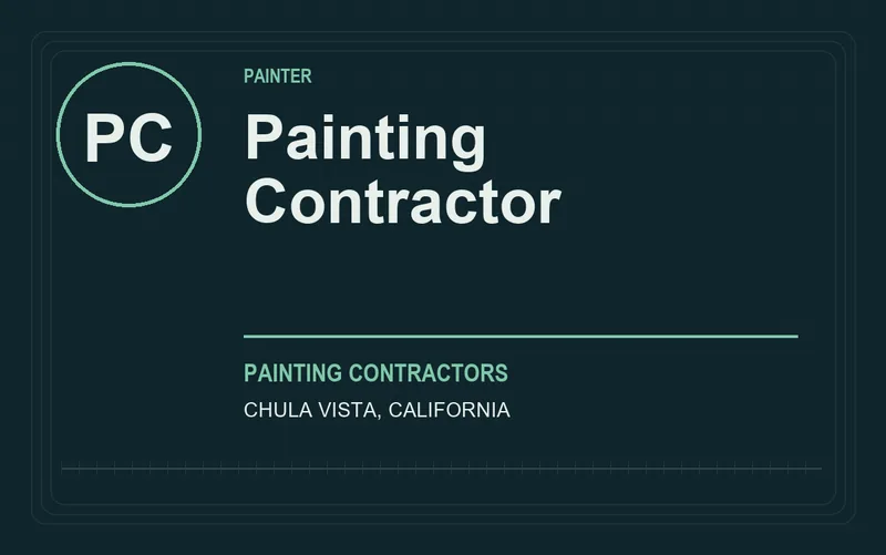 PAINTING CONTRACTOR in Chula Vista, California