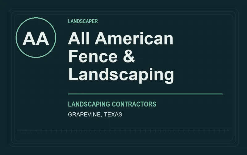 All American Fence & Landscaping in Grapevine, Texas