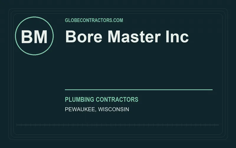 Bore Master Inc in Pewaukee, Wisconsin