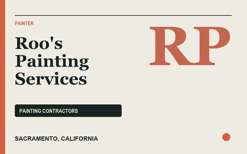 Roo's Painting Services in Sacramento, California