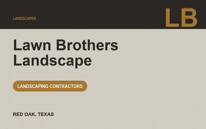Lawn Brothers Landscape in Red Oak, Texas
