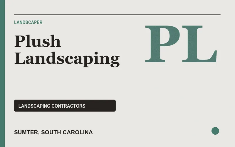 Plush Landscaping in Sumter, South Carolina