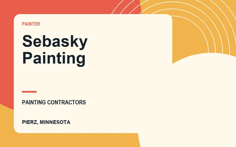 Sebasky Painting in Pierz, Minnesota