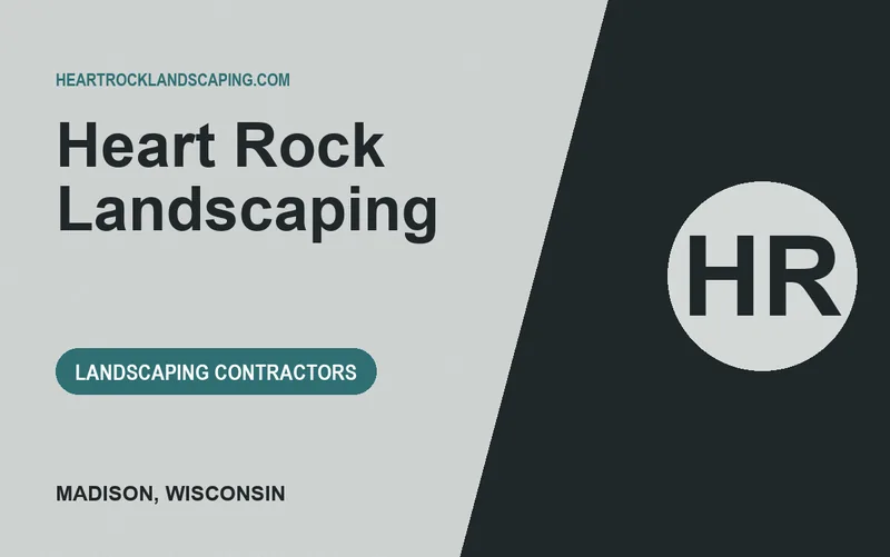 Heart Rock Landscaping in Madison, Wisconsin
