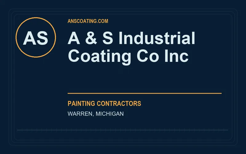 A & S Industrial Coating Co Inc in Warren, Michigan