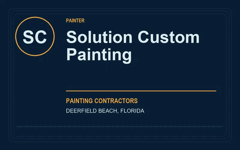 Solution Custom Painting in Deerfield Beach, Florida