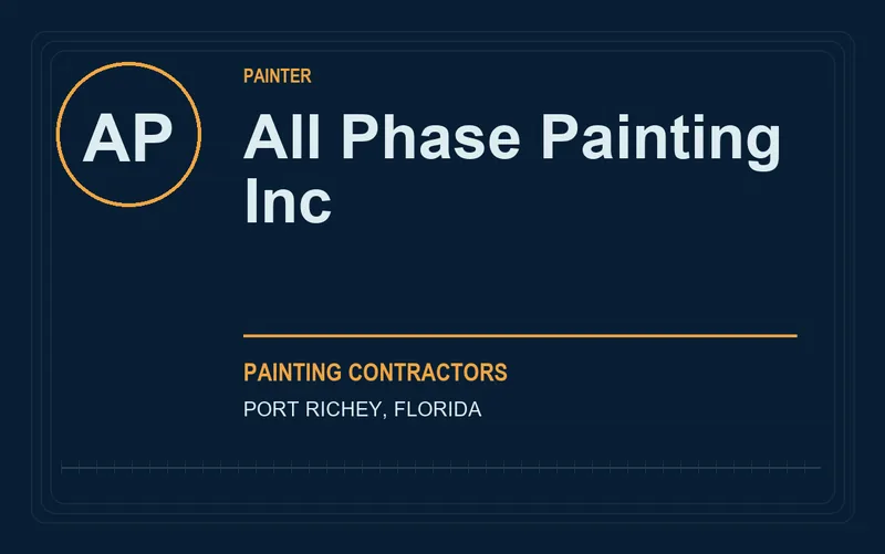 All Phase Painting Inc in Port Richey, Florida