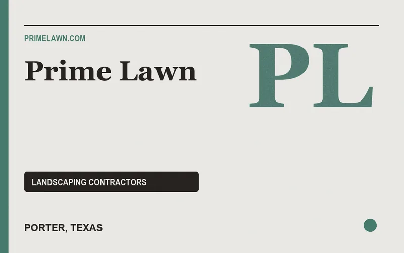 Prime Lawn in Porter, Texas