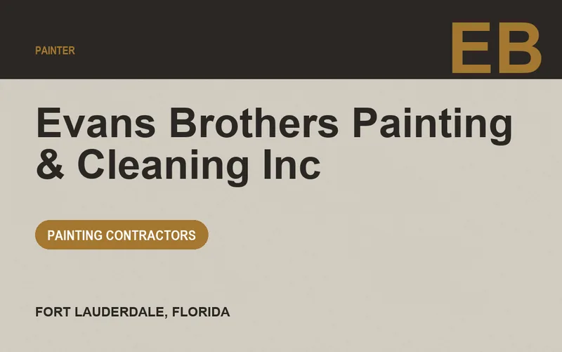 Evans Brothers Painting & Cleaning Inc in Fort Lauderdale, Florida