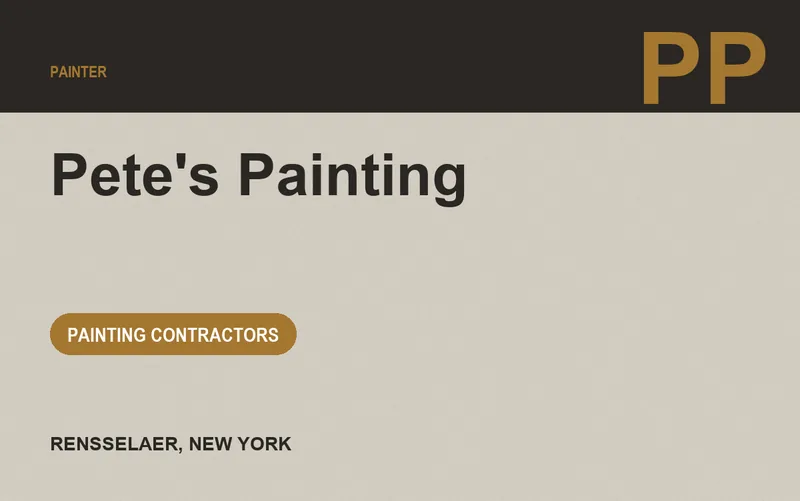 Pete's Painting in Rensselaer, New York