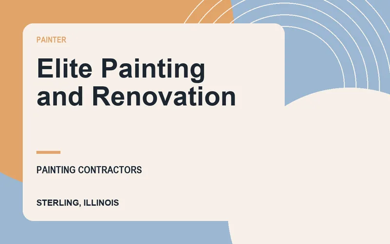 Elite Painting and Renovation in Sterling, Illinois