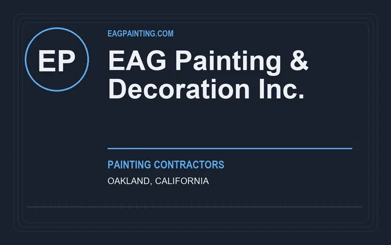 EAG Painting & Decoration Inc. in Oakland, California
