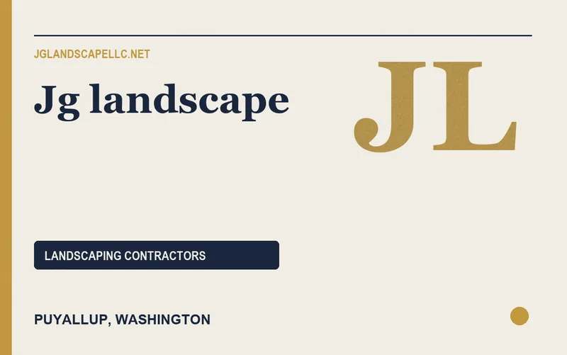 Jg landscape in Puyallup, Washington
