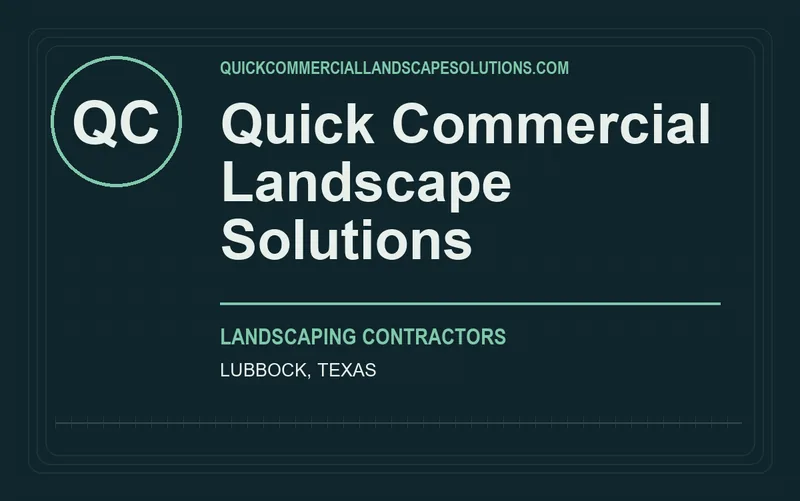 Quick Commercial Landscape Solutions in Lubbock, Texas