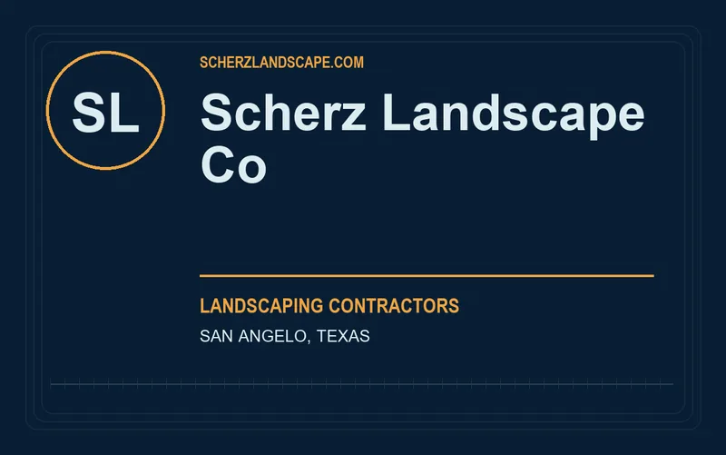 Scherz Landscape Co in San Angelo, Texas