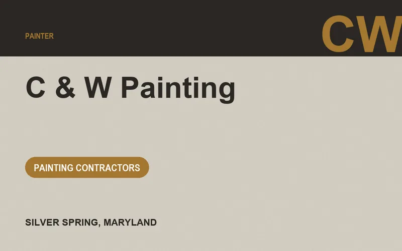 C & W Painting in Silver Spring, Maryland