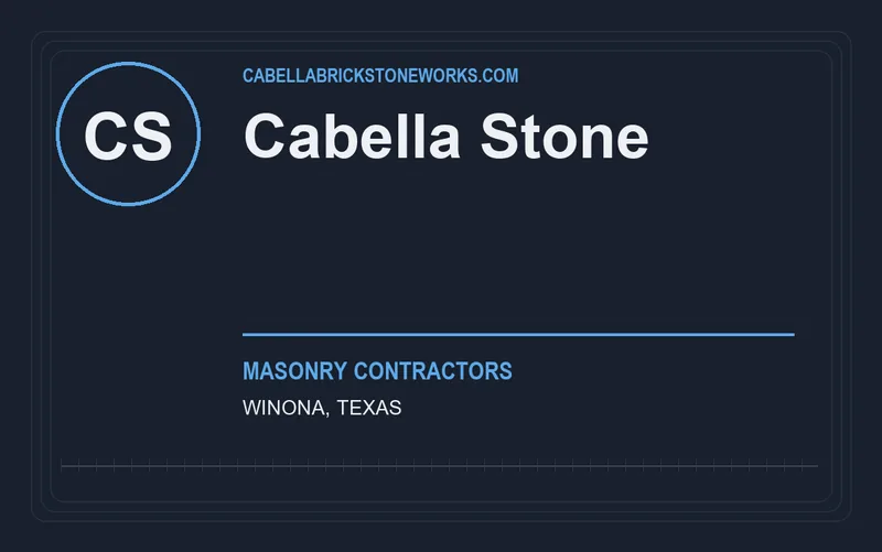 Cabella Stone in Winona, Texas