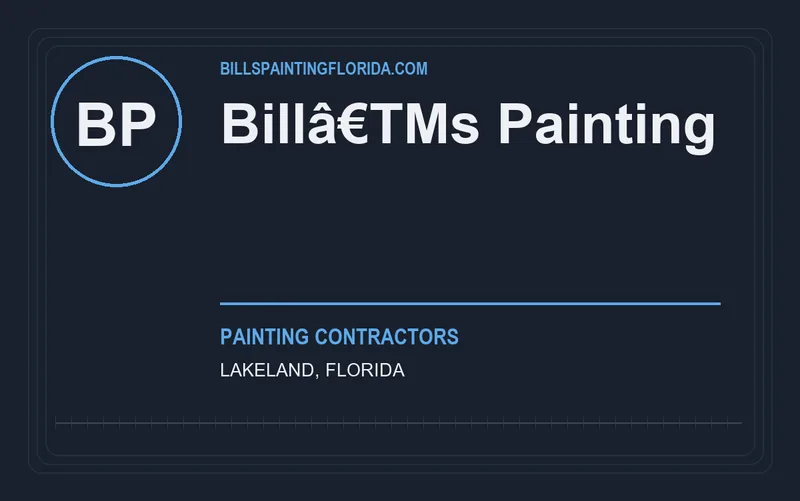 Billâ€TMs Painting in Lakeland, Florida