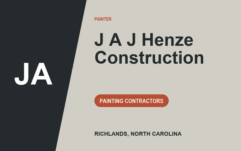 J A J Henze Construction in Richlands, North Carolina