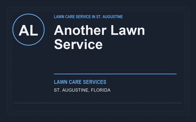 Another Lawn Service in St. Augustine, Florida